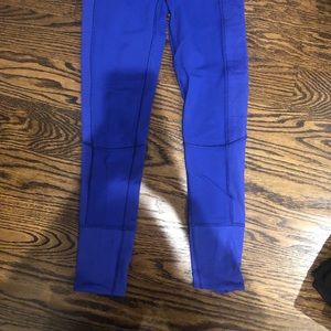 Ivivva Bright Blue Cropped Leggings